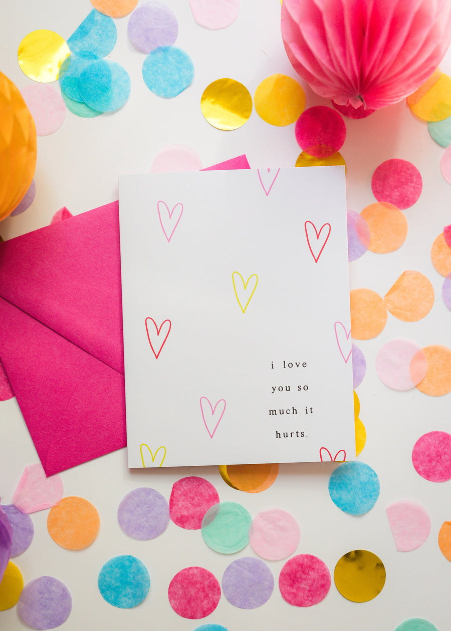 I Love You So Much Greeting Card