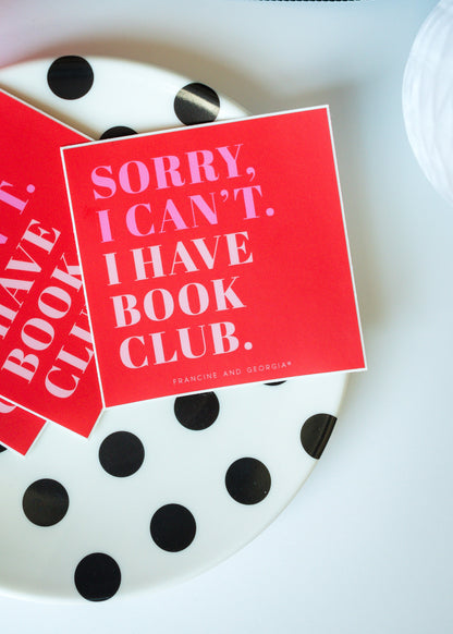 Book Club Sticker