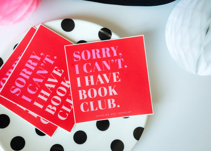 Book Club Sticker