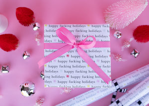 Happy Fucking Holidays Gift Wrap