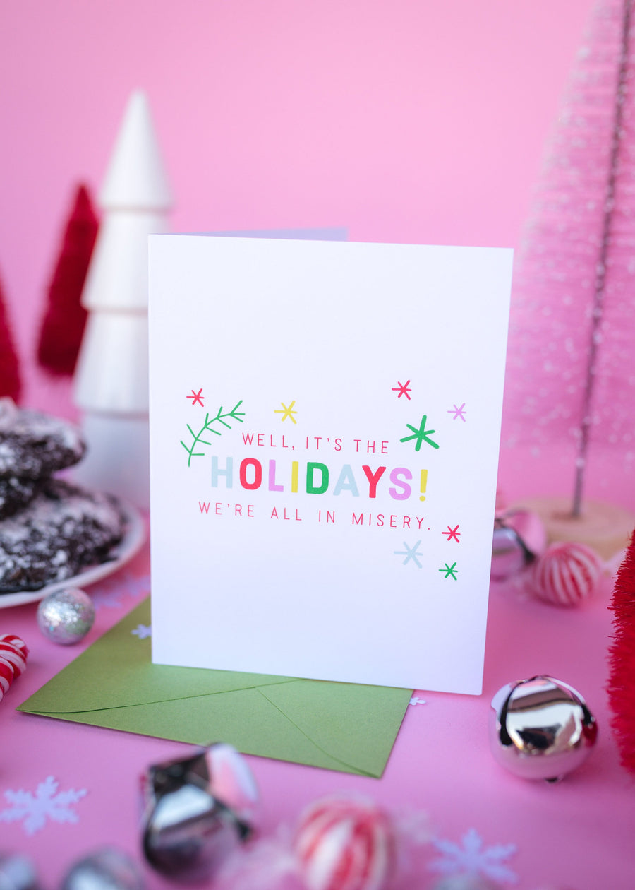 Misery Holiday Greeting Card