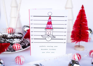 December Birthday Greeting Card