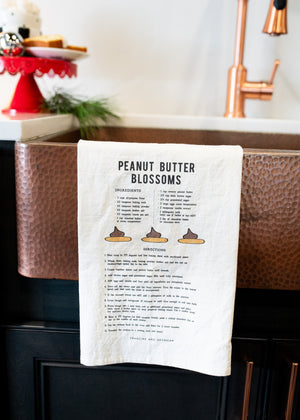 Peanut Butter Blossoms Tea Towel