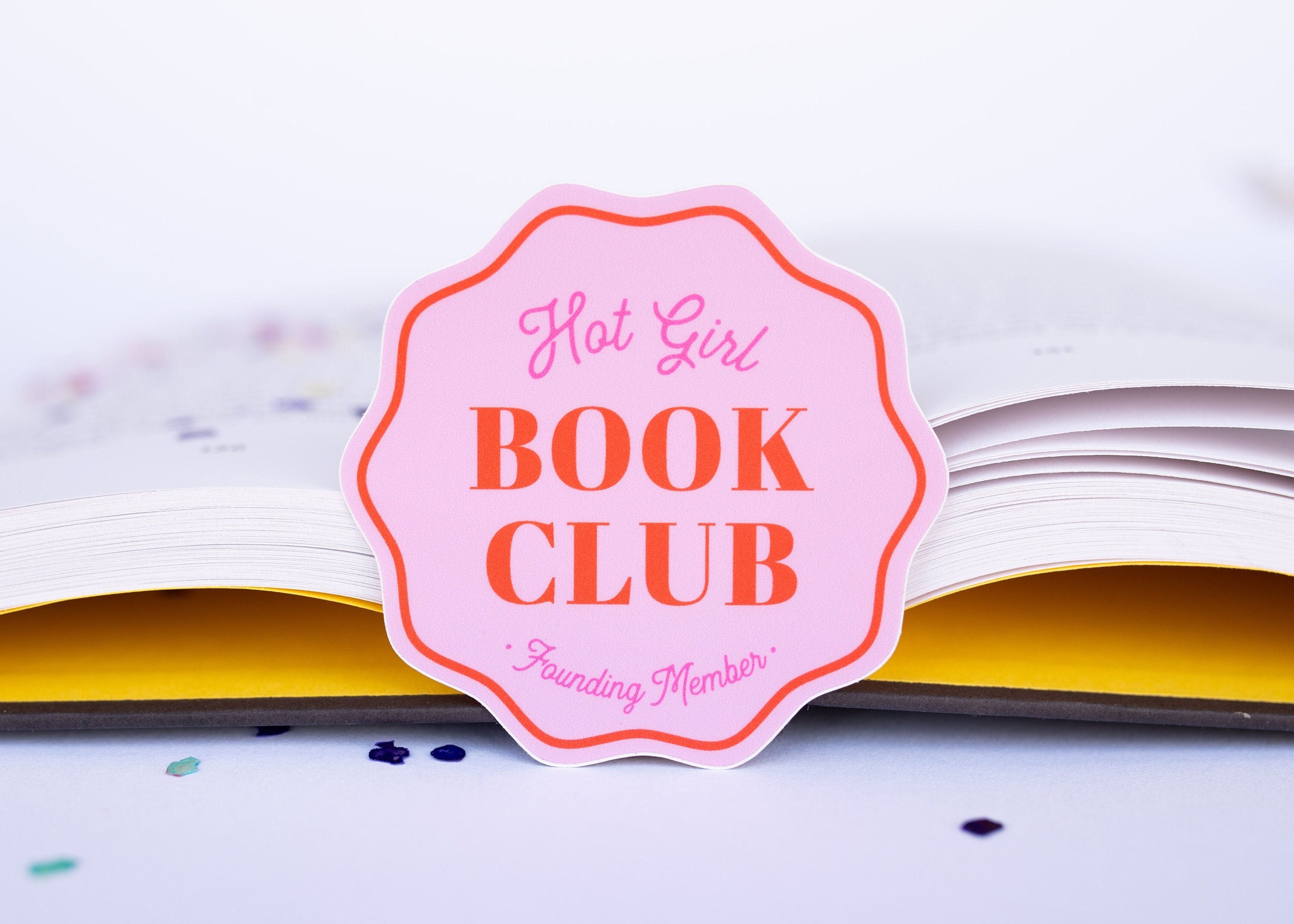 Hot Girl Book Club Vinyl Sticker
