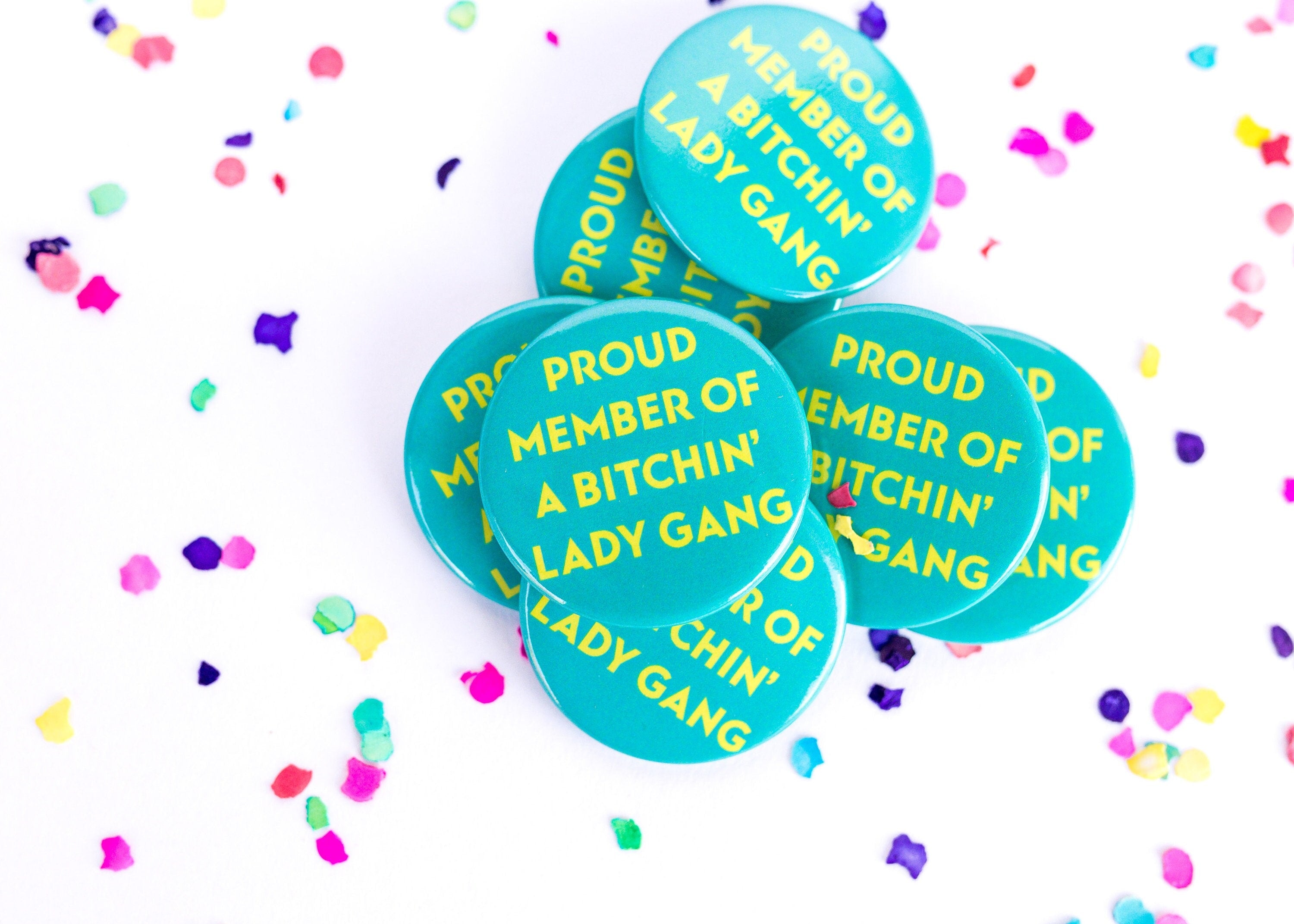 Lady Gang Button