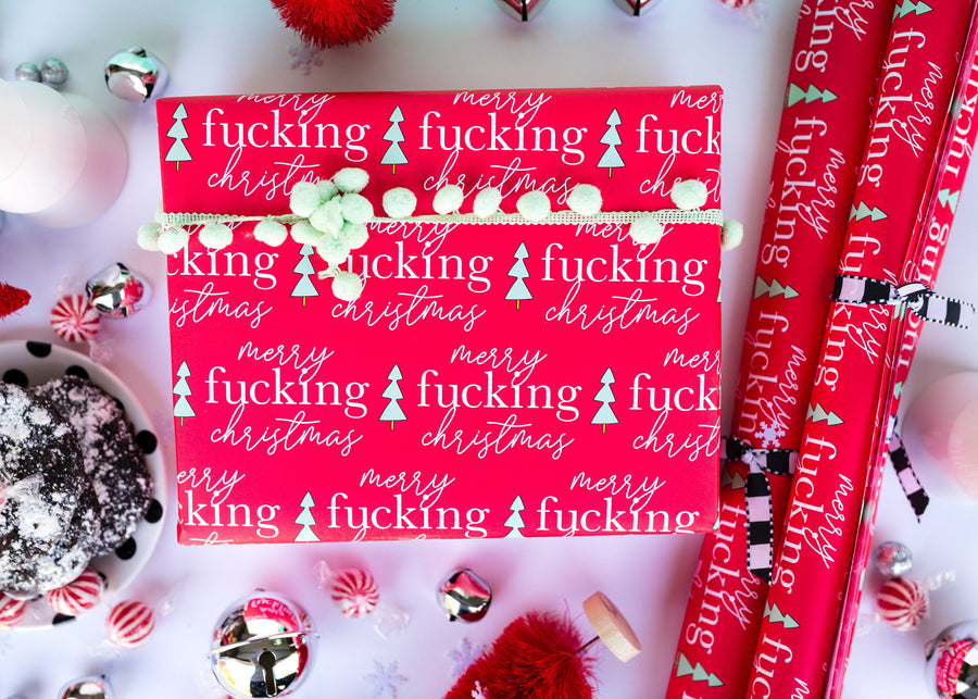 Merry Fucking Christmas Gift Wrap