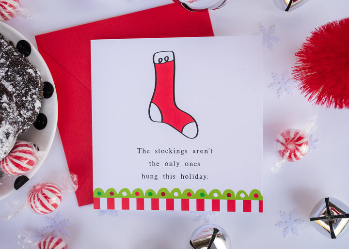 Stockings Were Hung Holiday Greeting Card