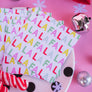 Falalala Pink Gift Tag Set