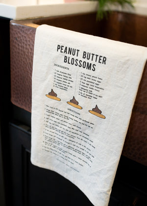 Peanut Butter Blossoms Tea Towel